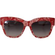 Zonnebril D&amp;G DG4223 Lace Zonnebril voor Dames Rood