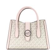 Handtas MICHAEL Michael Kors Kleine Top Zip Curve Satchel Crossbody Ta...