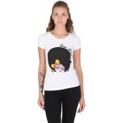 T-shirt Love Moschino dames T-shirt met print wit