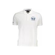 T-shirt La Martina Katoenen poloshirt met geborduurd logo