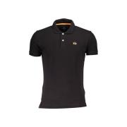 T-shirt La Martina zwart poloshirt voor heren