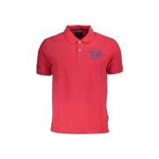 T-shirt La Martina rood poloshirt voor heren