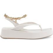 Sandalen Dee Ocleppo sandaal met plateauzool met kettingschakels