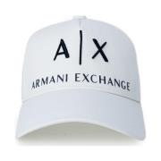 Hoed EAX AX Logo Baseball Cap - Wit