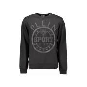 Sweater Philipp Plein Sport Heren Tiger Crew Neck Sweatshirt Zwart