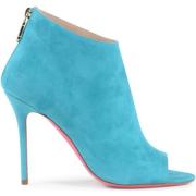 Enkellaarzen Dee Ocleppo Suede PeepToe Booties - Blue