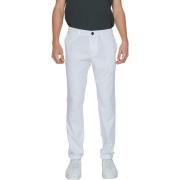 Broek EAX AX Slim Fit Stretch Chino Broek voor Heren Wit