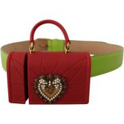 Riem D&amp;G Sicilie Mini Bag Riem - Rood