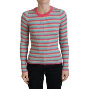 Sweater D&amp;G Gestreepte Geribbelde Trui - Multicolor