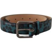 Riem D&amp;G Luipaardprint metalen riem met gesp in de taille