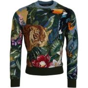 Sweater D&amp;G Jungle geborduurde katoenen trui