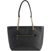 Handtas MICHAEL Michael Kors Jet Set Travel Tote Bag Zwart Leer