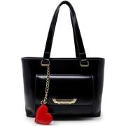 Tas Love Moschino draagtas met zwart hartlogo