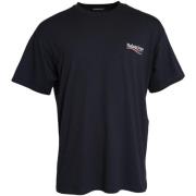 T-shirt Balenciaga Katoenen logo T-shirt met ronde hals