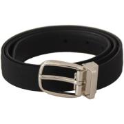 Riem D&amp;G zwarte Grosgrain riem