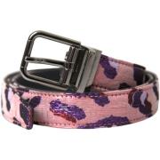 Riem D&amp;G Jacquard lederen metalen gesp riem