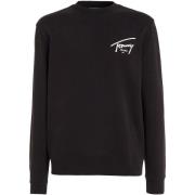 Sweater Tommy Jeans Signature Logo Graphic Sweatshirt Black