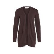 Mantel Vila Noos Ril Cardigan - Coffee Bean