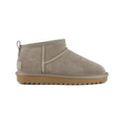 Enkellaarzen Colors of California Short winter boot in suede