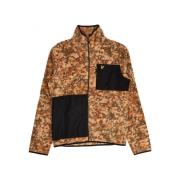 Blazer Lyle And Scott Earth print fleece