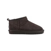 Enkellaarzen Colors of California Short winter boot in suede