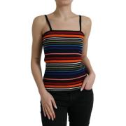 Overhemd D&amp;G veelkleurige gestreepte tanktop voor dames