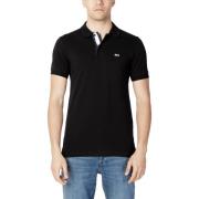 T-shirt Tommy Hilfiger Effen poloshirt met korte mouwen