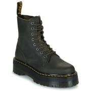 Laarzen Dr. Martens Jadon Charcoal Grey Burnished Waxy Pull Up