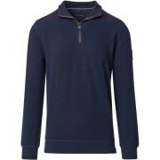 Sweater Casa Moda Half Zip Sweat Navy