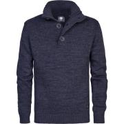 Sweater Petrol Industries Mocker Trui Melange Navy