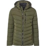 Trainingsjack Casa Moda Jas Hooded Puffer Olijfgroen