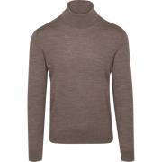 Sweater Suitable Merino Coltrui Melange Taupe