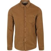 Overhemd Lange Mouw No Excess Corduroy Overhemd Bruin