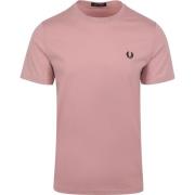 T-shirt Fred Perry T-Shirt Oud Roze