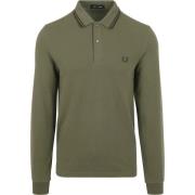 Sweater Fred Perry Longsleeve Polo Groen W49