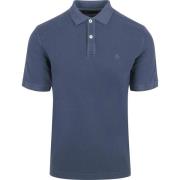 T-shirt Marc O'Polo Poloshirt Solid Overdye Donkerblauw