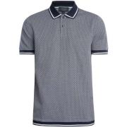 Polo Shirt Korte Mouw Ted Baker Regular Geo Text Textured Poloshirt