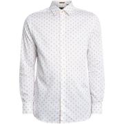 Overhemd Lange Mouw Ted Baker Pen Dot Geo Print Slim-shirt