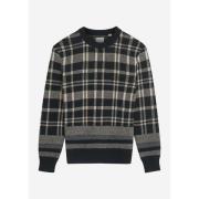 Trui Ben Sherman Tartan jacquard crew