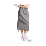 Broek Converse LONG WOWEN CARGO SKIRT SHARKSKIN