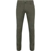 Broek Pierre Cardin Broek Lyon Tapered Olijfgroen