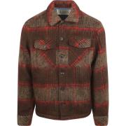 Sweater Scotch &amp; Soda Scotch Soda Overshirt Brushed Wool Ruiten Br...