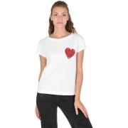 T-shirt Love Moschino dames T-Shirt Wit