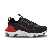 Lage Sneakers Nike React Vision Black University Red