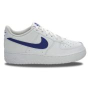 Lage Sneakers Nike Air Force 1 Leather White Hyper Royal