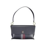 Handtas Tommy Hilfiger Polyethyleen schoudertas met verstelbare riem