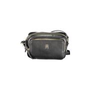 Handtas Tommy Hilfiger zwarte leren crossbodytas voor dames