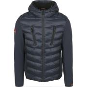 Trainingsjack Superdry Softshell Jas Navy