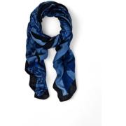 Sjaal Desigual Blauw-Zwarte Geometrische Sjaal voor Dames