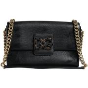 Schoudertas D&amp;G Leren Crystal Crossbody Tas met Luipaard Voering e...